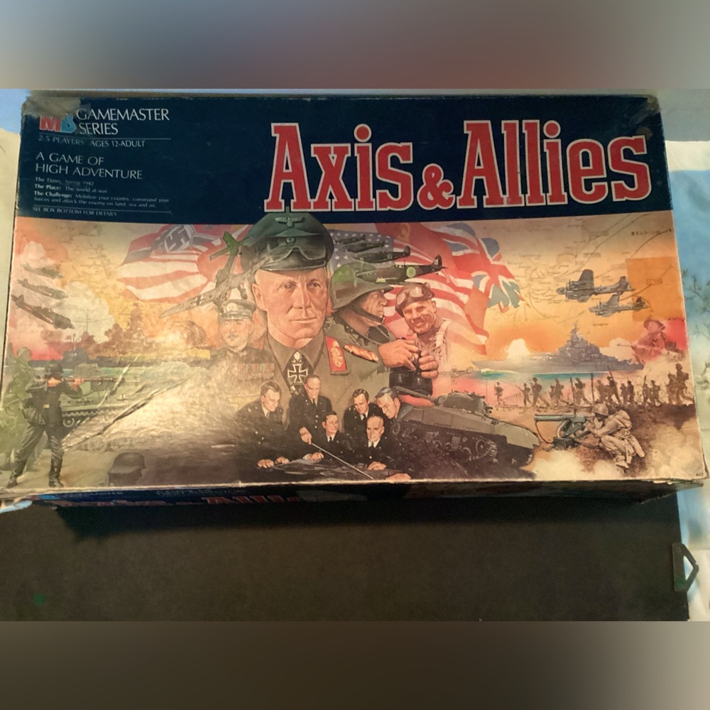 1984 Axis and Allies Board game